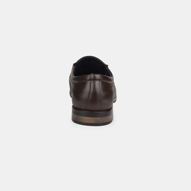 BATA TEXTURED FORMAL SLIP-ON SHOES FOR MEN