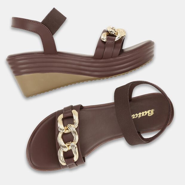 BATA WEDGE HEEL SANDALS FOR WOMEN