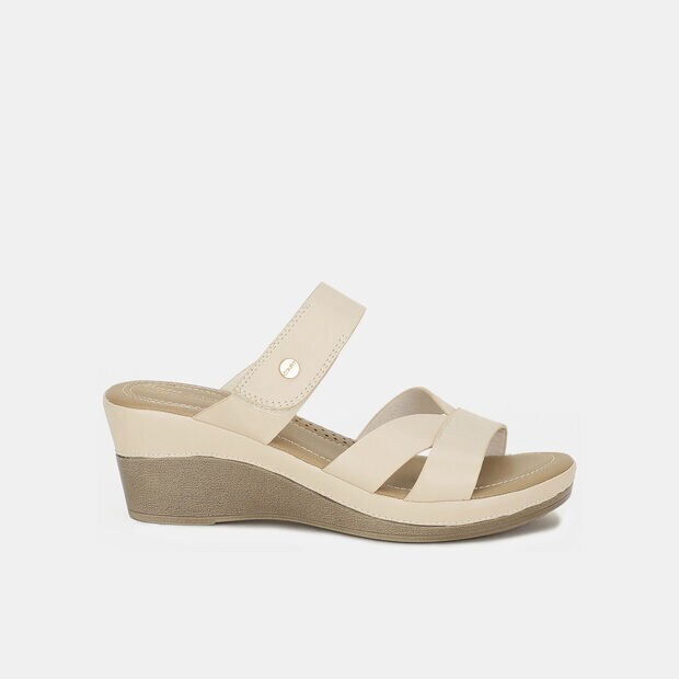 BATA COMFIT CASUAL WEDGE SANDALS FOR WOMEN