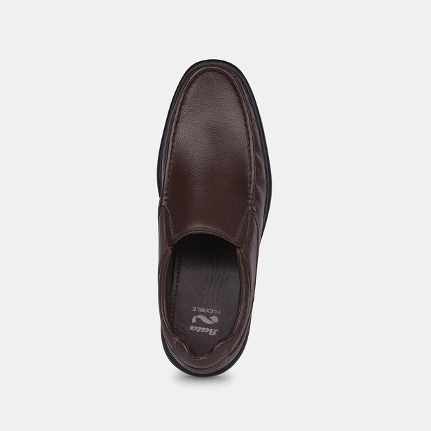 BATA LEATHER FORMAL SLIP-ON SHOES FOR MEN