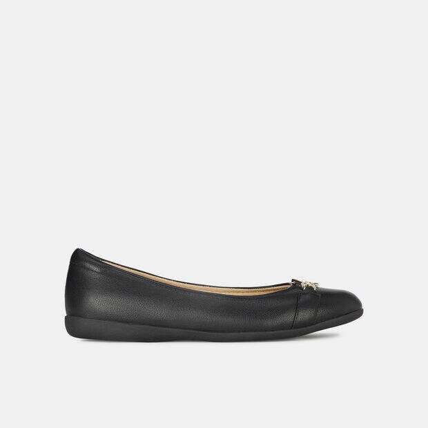 NATURALIZER LEATHER BALLERINA FLATS FOR WOMEN