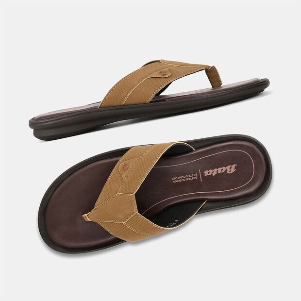 BATA CASUAL THONG SLIPPERS FOR MEN