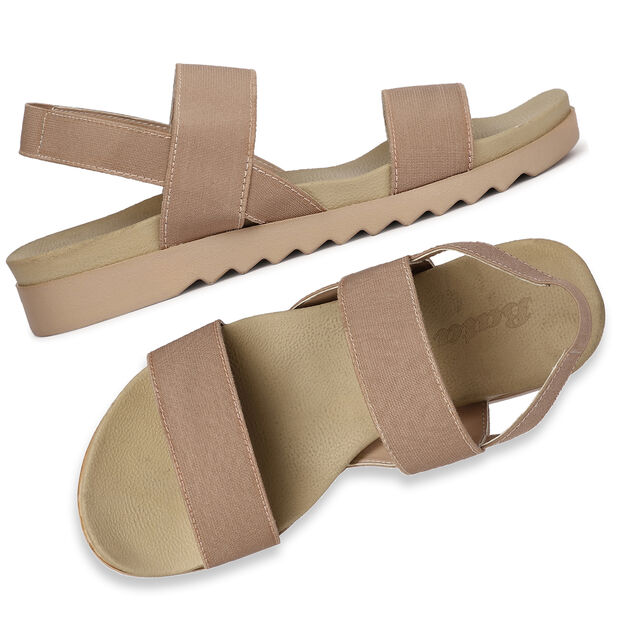 Bata Pink Open Toe Flats For Women