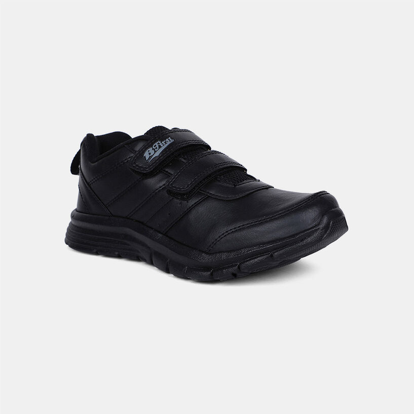 BATA BLACK SCHOOL SHOES WITH VELCRO CLOSURE FOR KIDS Bata