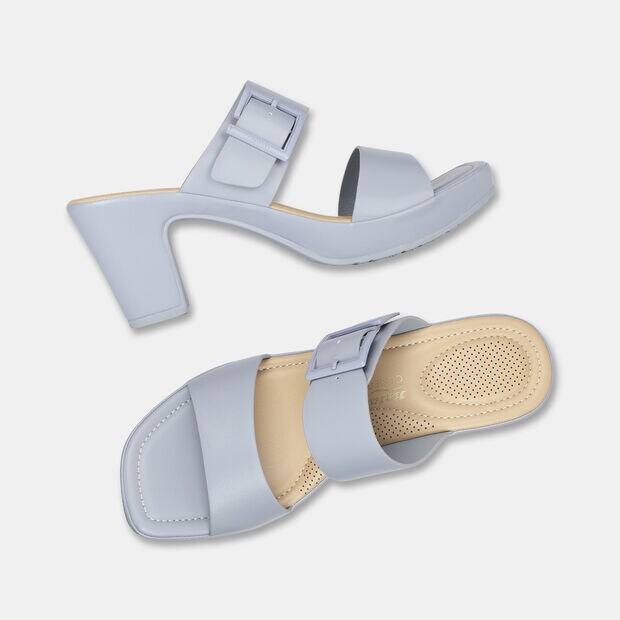 BATA COMFIT CASUAL MID-HEEL MULES FOR WOMEN