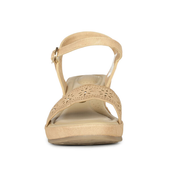 Bata Comfit Wooden Wedge Heel Sandals For Women