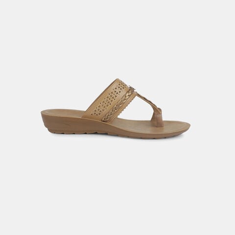 Bata Beige Toe Ring For Women