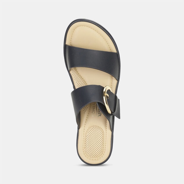 BATA COMFIT OPEN TOE MID-HEEL THONGS FOR WOMEN