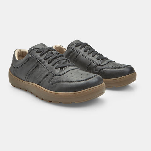 Pánské kožené tenisky Baťa, černá