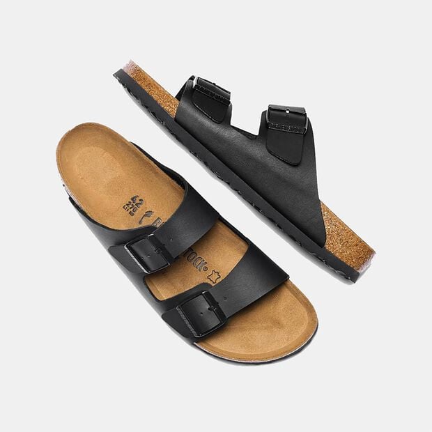 P&aacute;nsk&eacute; sand&aacute;ly Birkenstock Arizona, čern&aacute;