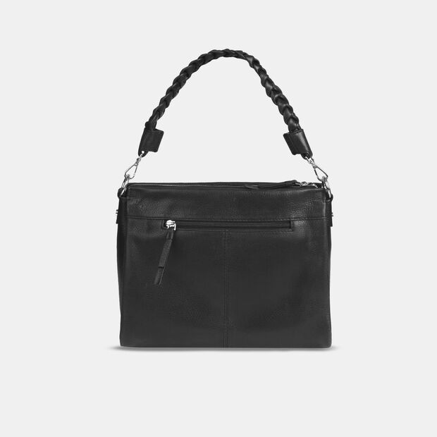 Kožen&aacute; crossbody s extra popruhem, 