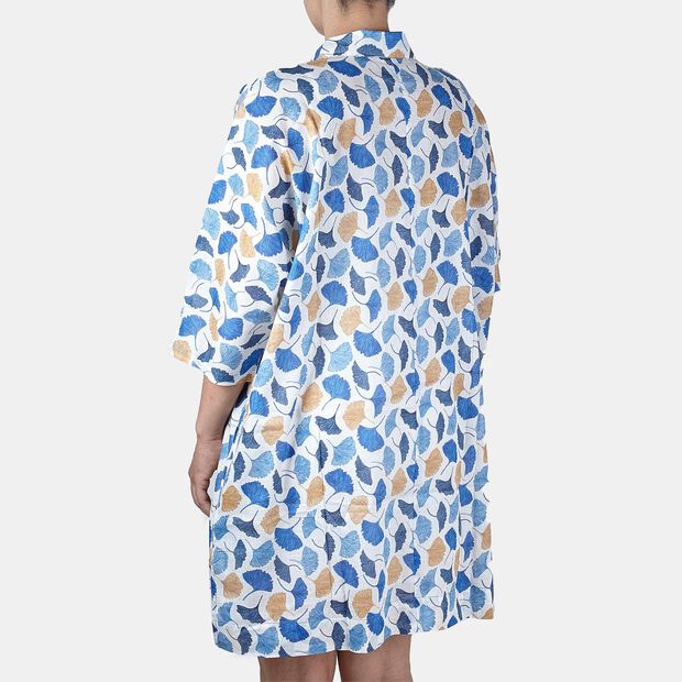 D&aacute;msk&yacute; bavlněn&yacute; pl&aacute;žov&yacute; kaftan Baťa, v&iacute;cebarevn&eacute;