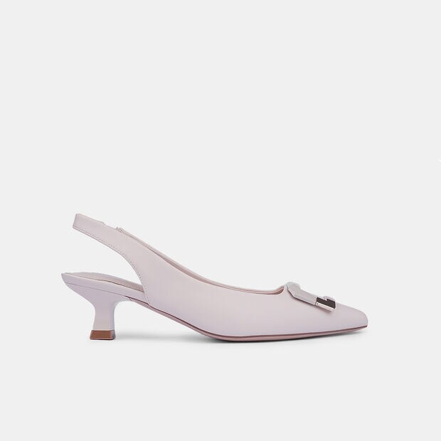 D&aacute;msk&eacute; slingback lodičky s n&iacute;zk&yacute;m podpatkem, b&eacute;žov&aacute;