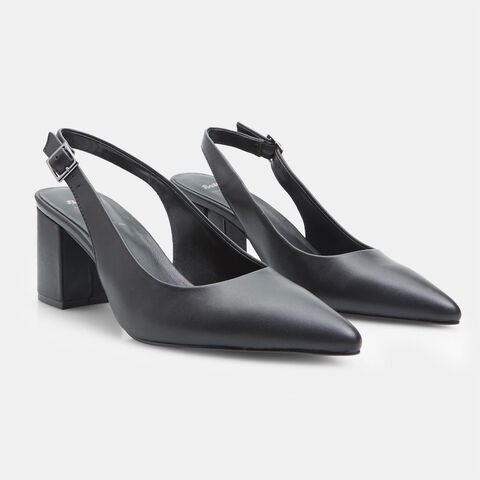 Slingback lodičky Baťa, černá