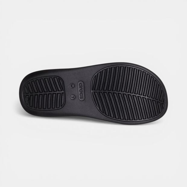 D&aacute;msk&eacute; sand&aacute;ly Crocs, čern&aacute;