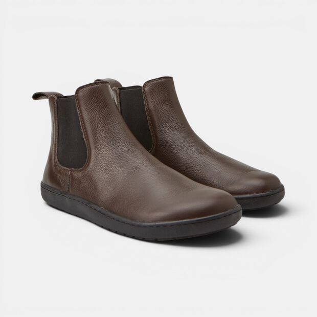 D&aacute;msk&aacute; barefoot kotn&iacute;kov&aacute; obuv z kůže Bata, hněd&aacute;