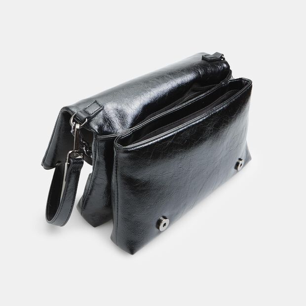 D&aacute;msk&aacute; crossbody Bata Red Label s řet&iacute;zkem, čern&aacute;