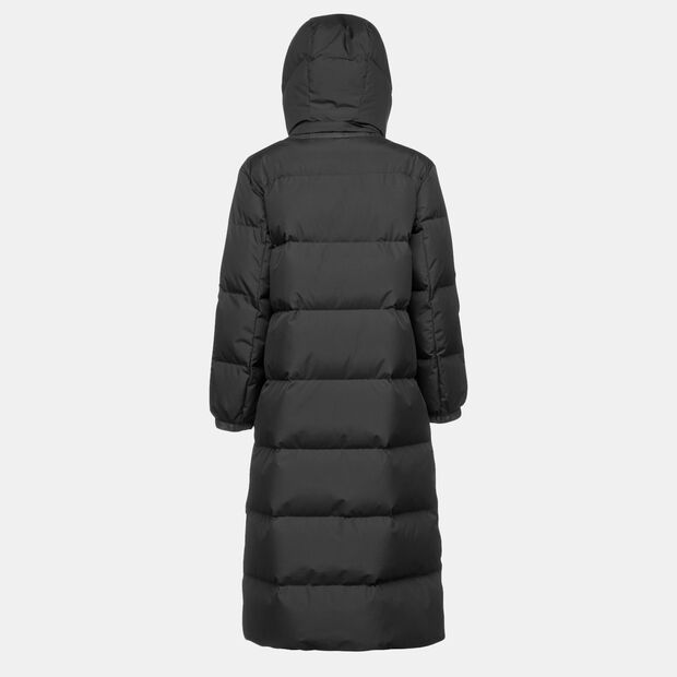 D&aacute;msk&aacute; zimn&iacute; dlouh&aacute; pro&scaron;&iacute;van&aacute; parka Geox, čern&aacute;
