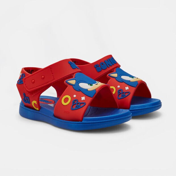 Dětsk&eacute; pl&aacute;žov&eacute; sand&aacute;ly Sonic, modr&aacute;