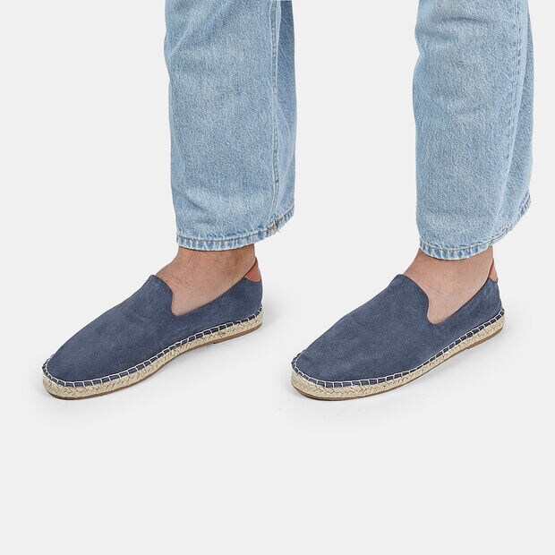 P&aacute;nsk&eacute; letn&iacute; espadrilky Baťa, modr&aacute;