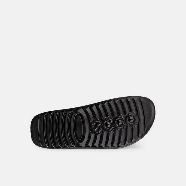 Dámské nubukové páskové sandály Ecco Cozmo, černá