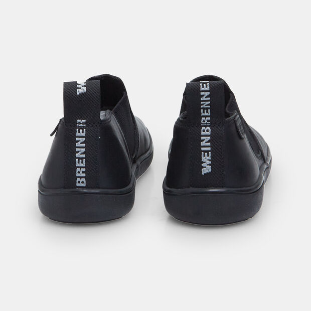 Dámské nízké kožené chelsea barefoot Baťa, černá