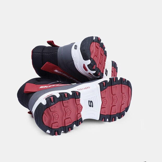 Casual boty Skechers pro atletick&eacute; děti, &scaron;ed&aacute;