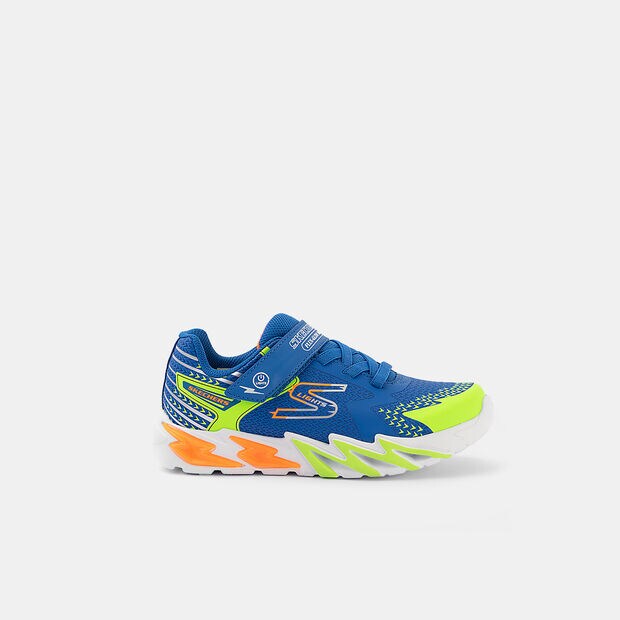 Dětsk&aacute; běžeck&aacute; obuv Skechers Flex-Glow Bolt, modr&aacute;