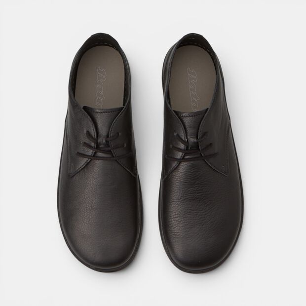 P&aacute;nsk&eacute; barefoot kožen&eacute; &scaron;něrovac&iacute; boty Baťa, čern&aacute;