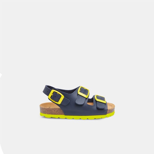 Dětsk&eacute; kožen&eacute; footbed sand&aacute;ly, 