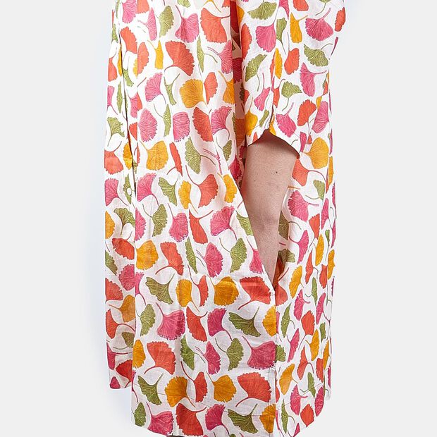 D&aacute;msk&yacute; bavlněn&yacute; pl&aacute;žov&yacute; kaftan Baťa, v&iacute;cebarevn&eacute;