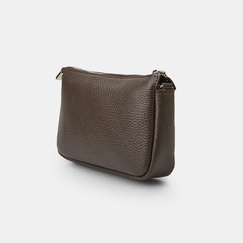 D&aacute;msk&aacute; crossbody kabelka z kůže Bata, hněd&aacute;