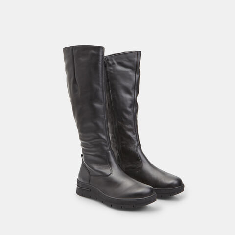 Dámské kozačky na klínku Weinbrenner, černá