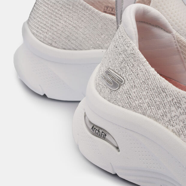 D&aacute;msk&eacute; slip-on tenisky, b&iacute;l&aacute;