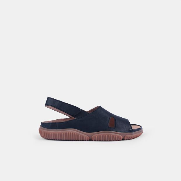 D&aacute;msk&eacute; kožen&eacute; barefoot sand&aacute;le Weinbrenner, čern&aacute;