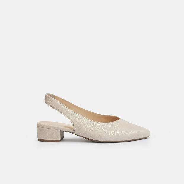 D&aacute;msk&eacute; semi&scaron;ov&eacute; slingback lodičky Gabor s volnou patou, 