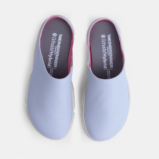 Kožen&eacute; mules barefoot FlotActive WEINBRENNER, fialov&aacute;