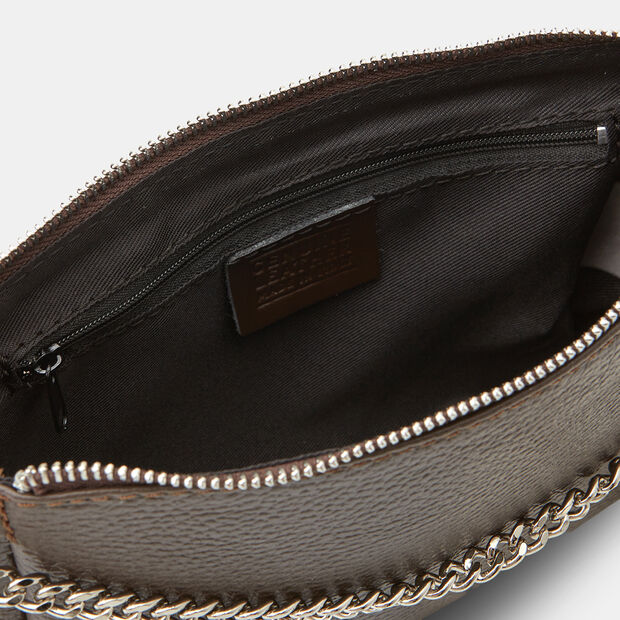 D&aacute;msk&aacute; crossbody kabelka z kůže Bata, hněd&aacute;