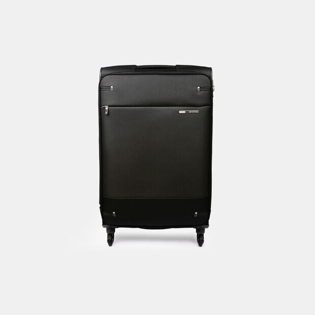 Textiln&iacute; cestovn&iacute; kufr na kolečk&aacute;ch Samsonite, čern&aacute;