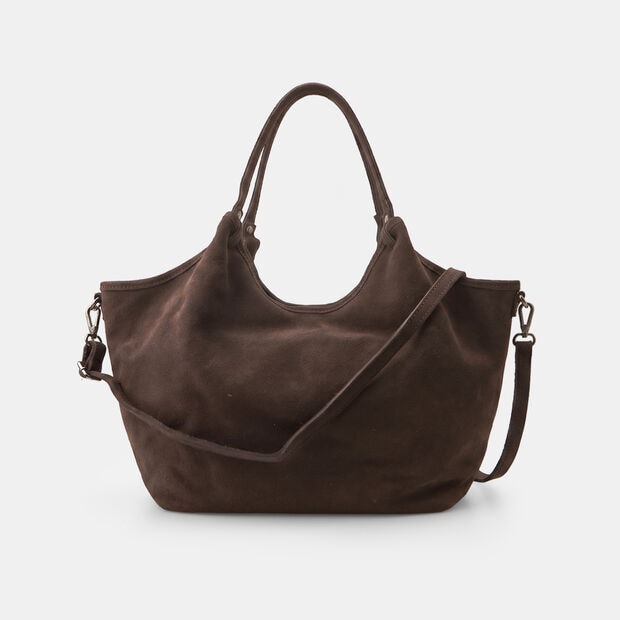 D&aacute;msk&aacute; shopper kabelka z semi&scaron;e Bata, hněd&aacute;