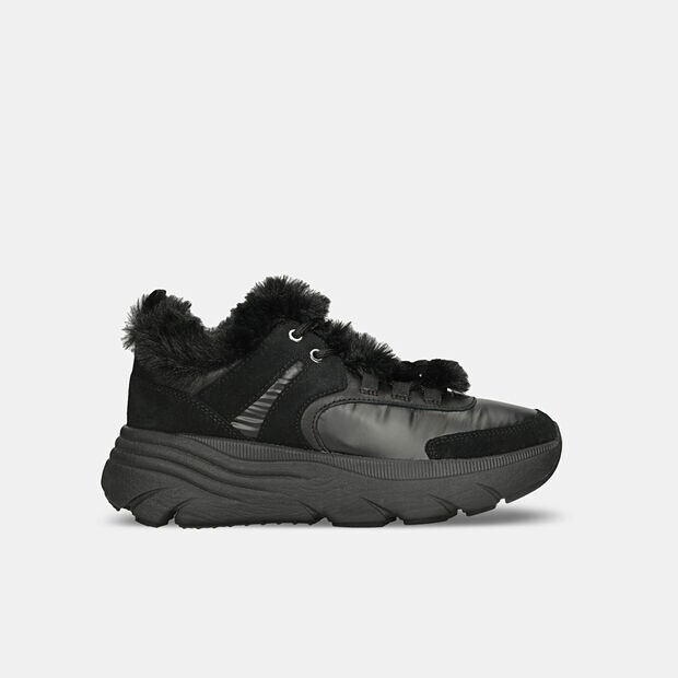 Zimn&iacute; kozačky Geox d&aacute;msk&eacute; Comfort, čern&aacute;