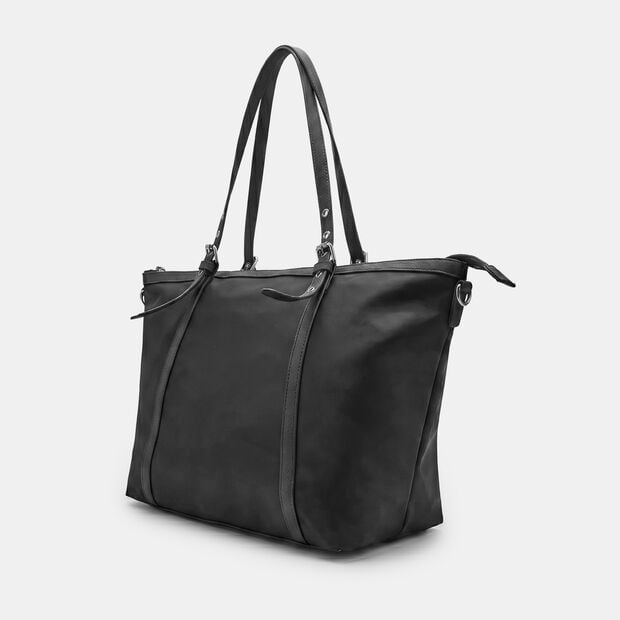 Kabelka model shopper s detaily v efektu saffiano Bata, 