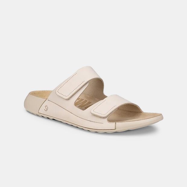 Kožené dámské sandály Ecco Cozmo, béžová