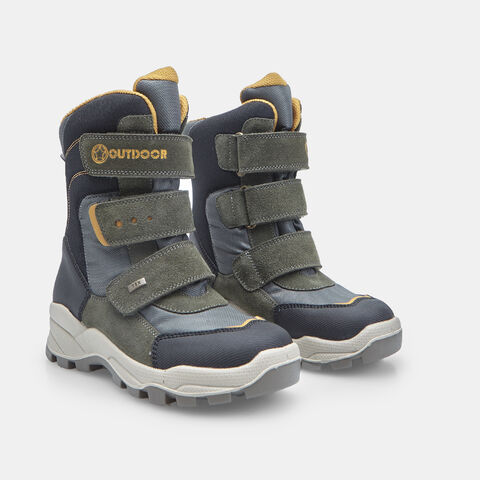 Kotníková bota s páskem pro děti Baťa, zelená