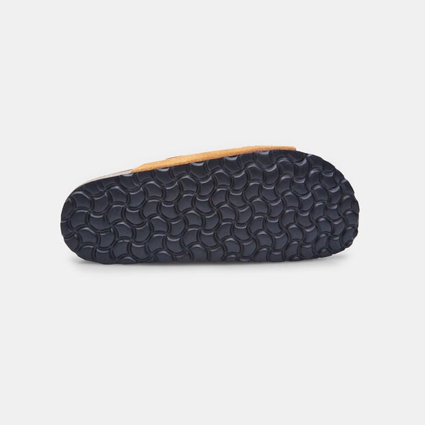 D&aacute;msk&eacute; kožen&eacute; footbed pantofle, hněd&aacute;