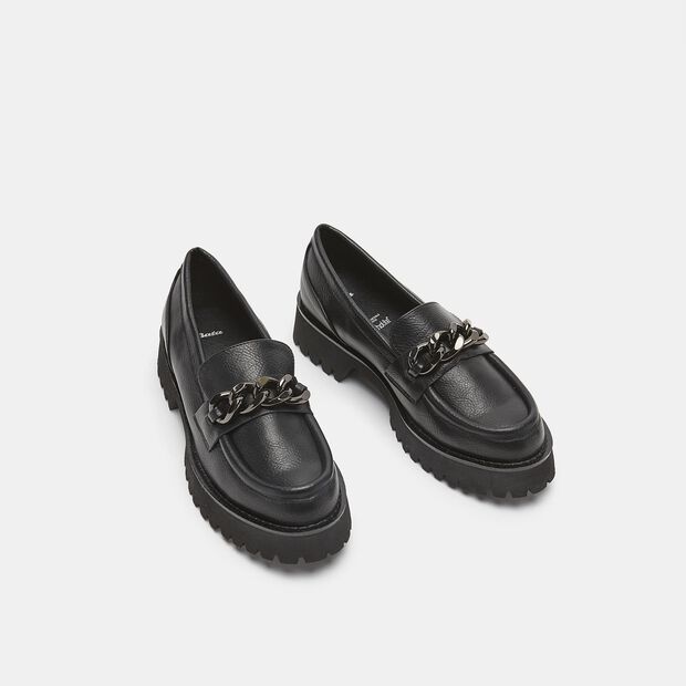 D&aacute;msk&eacute; loafer mokas&iacute;ny Baťa, čern&aacute;