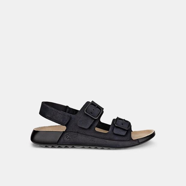 Dámské nubukové páskové sandály Ecco Cozmo, černá