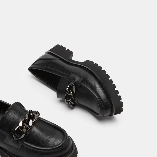 D&aacute;msk&eacute; loafer mokas&iacute;ny Baťa, čern&aacute;