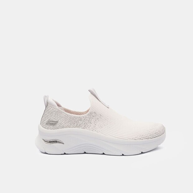 D&aacute;msk&eacute; slip-on tenisky, b&iacute;l&aacute;