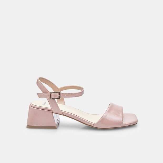 Elegantní sandály na podpatku Baťa , tělová